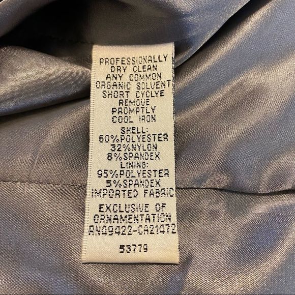 Jessica McClintock strapless Black and Pewter Gray mini dress size 6 NWT - Picture 5 of 7